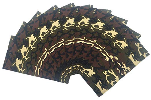 T&Z 100% Cotton 10 Pack,12 Pack Fine Bandanas Professional Factory Manufactured
