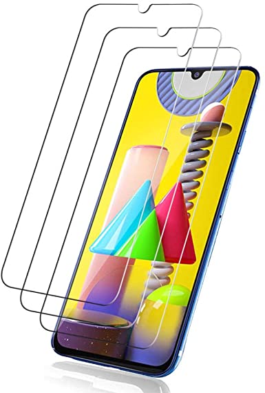 Galaxy A50 Screen Protector, Latch [3 Pack] Bubble Free Tempered Glass HD Clear [Case Friendly] Easy Installation Anti-Scratch Compatible Samsung Galaxy A50