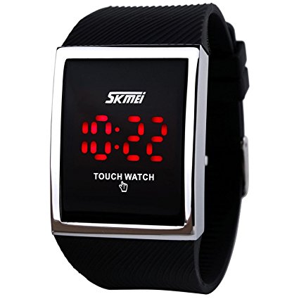 FIZILI 0988 Touch Screen Outdoor Sports Watch with LED, Digital for Boys Girls