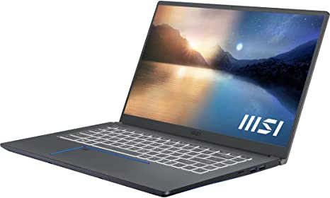 MSI Prestige 15 Thin and Performance Driven Laptop: 15.6" FHD 1080p, Intel Core i7-1195G7, NVIDIA GeForce GTX 1650, 16GB, 1TB SSD, Thunderbolt, WiFi 6E, Win10PRO, Carbon Gray (A11SC-044)