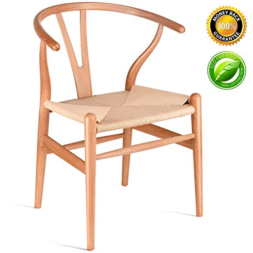Solid Wood Dining Chair Wishbone Chair Rattan Armchair Y Chair