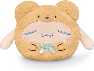 TeeTurtle Cinnamoroll Teddy Bear Reversible 6" Plushie - Officially Licensed Sanrio - Cute Kawaii Soft Stuffed Animal