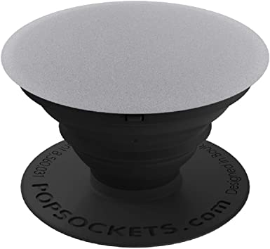 PopSockets: Expanding Stand and Grip for Smartphones and Tablets - Aluminum Silver