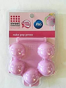 Sweet Creations Round Cake Pop Press Mold - Pink