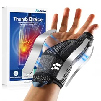 Wrist Brace Thumb Brace, Carpal Tunnel, De Quervain's Tenosynovitis, Tendonitis, Arthritis Support, Thumb Splint for Pain Relief, Women and Men (Right Hand, L/XL)