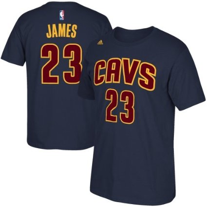 Cleveland Cavaliers Lebron James Adidas Navy Alternate T Shirt T-shirt