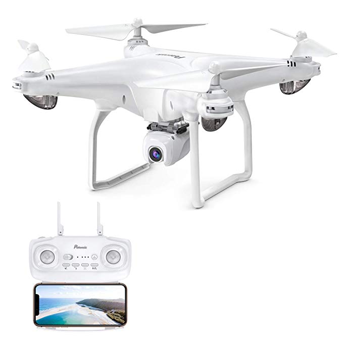 Potensic D58, Drone with Camera 1080P, GPS Quadcopter 120° Wide Angle 5G WiFi FPV, Remote Control, Follow Me, Orbit Mode, 18mins