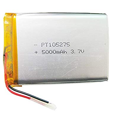 Ofeely 3.7V 5000mah 105275 Polymer Lithium Li-Po Rechargeable Battery For GPS PSP DVD PAD E-book tablet pc power bank video game