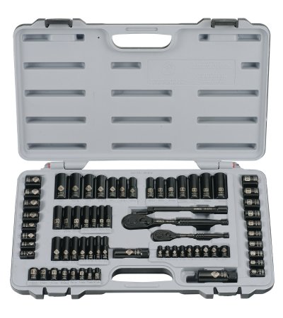 Stanley 92-824 Black Chrome and Laser Etched 69-Piece Socket Set