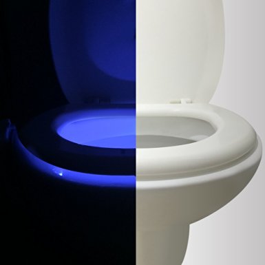 Motion Activated Toilet Night light , Vintar Body Auto Motion Activated Sensor Colorful Nightlight, 16-Color Changes, Only Activates in Darkness