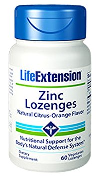 Life Extension Zinc Lozenges Supplement, 60 Count