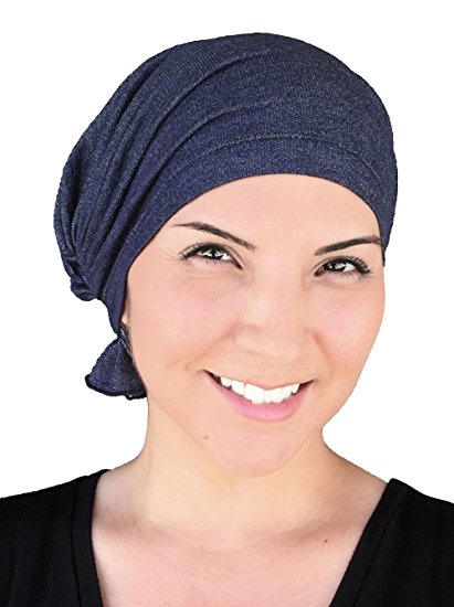 Abbey Cap Womens Cotton Chemo Hat Beanie Scarf, Turban Headwear for Cancer