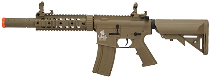 Lancer Tactical Airsoft M4 SD GEN 2 Polymer AEG - TAN