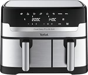 Tefal EY905D Easy Fry&Grill Doppel-Heißluftfritteuse 8,3 L 2700W Grillfunktion