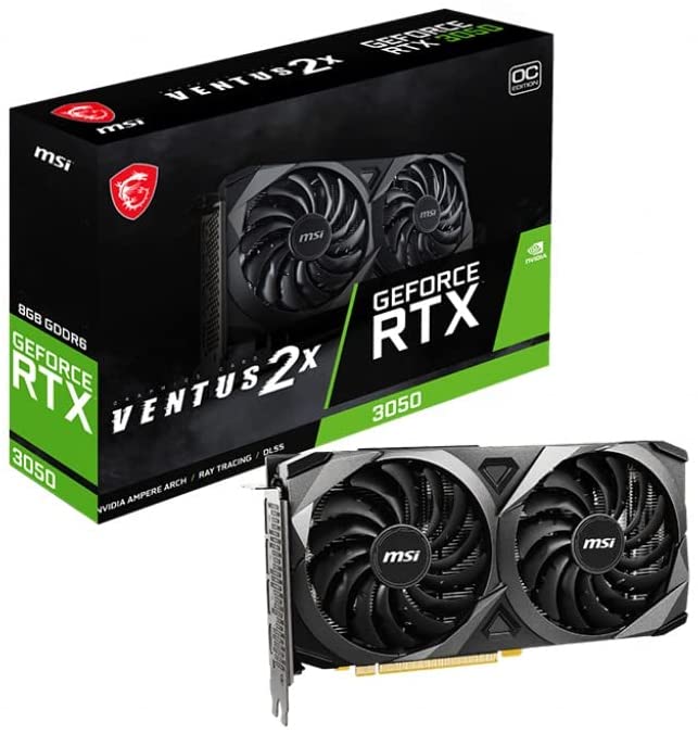 MSI RTX 3050 VENTUS 2X 8G OC