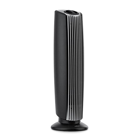 oneConcept St. Oberholz XL 3-in-1 Air Purifier Ioniser Ozone (18", Switchable UV Steriliser, Switchable Fan Function) Black/Silver