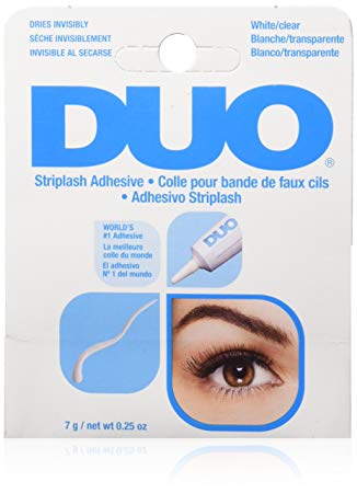 DUO Striplash Faux Eyelash Adhesive Water Proof Solution, Clear, 0.25 oz./7 g.