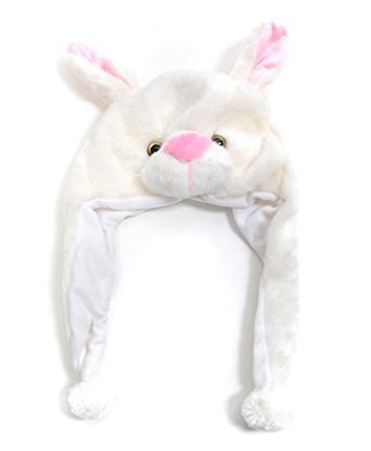 Kid's 'Hat-imals' White Bunny Plush Winter Hat