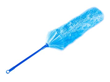Kitchen   Home Large 27" inch Static Duster - Electrostatic Feather Duster Attracts dust Like a Magnet! - Sapphire