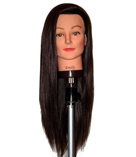 Bellrino 26 - 28 " Cosmetology Mannequin Manikin Training Head with Synthentic Fiber - Emily