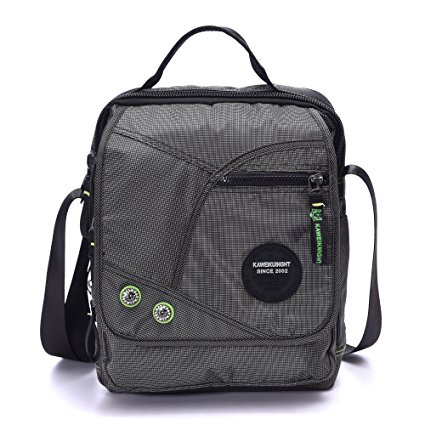 Men's Messenger Bag for 12 Inch Laptop Ipad Waterproof Casual Shoulder Cross Body Bag …