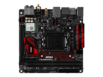 MSI Performance Gaming Intel Z170A  LGA 1151 DDR4 USB 3.1 Mini ITX Motherboard (Z170I Gaming Pro AC)