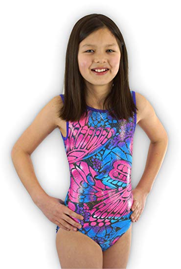 Pelle Gymnastics Leotard for Girls - Purple and Pink Collection