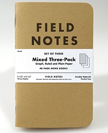 Field Notes Kraft Mixed 3-Pack