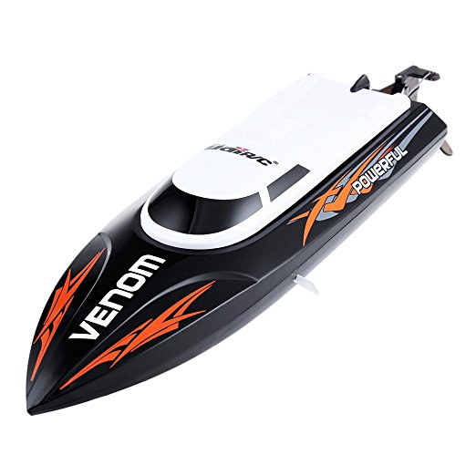 GBlife High Speed Remote 2.4GHz Control Boat RC Toys for Kids (Black)