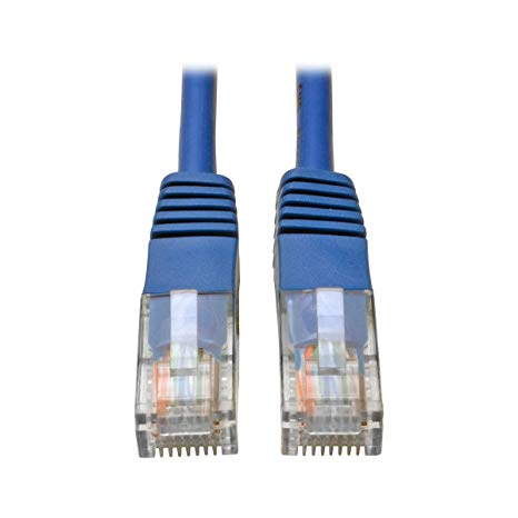 Tripp Lite Cat5e 350MHz Molded Patch Cable (RJ45 M/M) - Blue, 5-ft.(N002-005-BL)