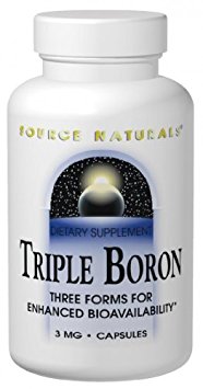 Source Naturals Triple Boron, 200 Caps, 3 Mg by Source Naturals