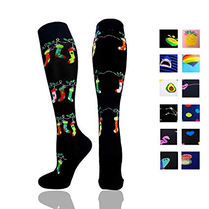 Compression Socks Women & Men - Best for Running,Medical,Athletic Sports,Flight Travel, Pregnancy