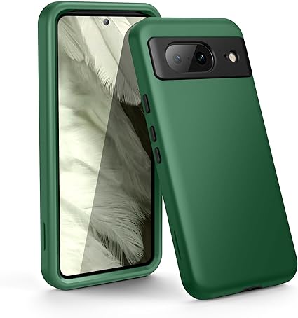 WeLoveCase for Google Pixel 8 Case, 3 in 1 Full Body Heavy Duty Protection Hybrid Shockproof TPU Bumper Phone Case for Google Pixel 8, Green