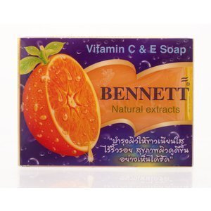 Vitamin C&E Soap Bennett Natural extracts /Thai Soap 130 G.