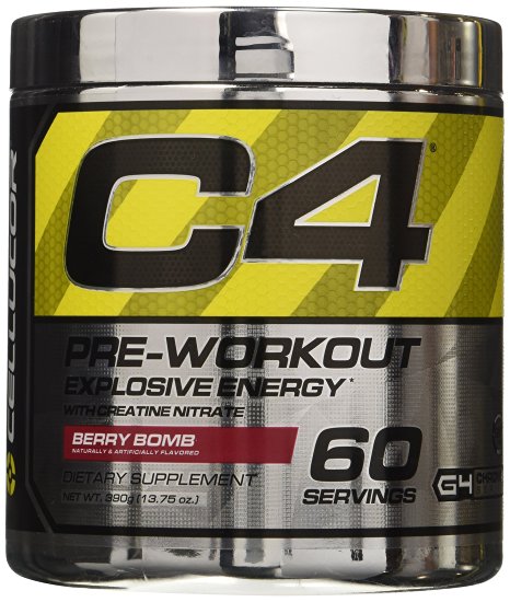 Cellucor C4 Pre Workout Supplements with Creatine, Nitric Oxide, Beta Alanine and Energy, 60 Servings, Berry Bomb