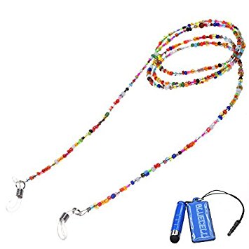 BCP Color Hand Beaded Eyeglass Chain Holder /Colorful Beads Sunglass Cord Eyewear Retainer Holder for Women