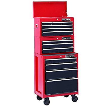 26 In. 13-drawer Heavy-duty Ball Bearing 3-pc Combo Is Perfect for Your Home, Garage or Small Work Shop. This 3 Piece Set Includes a Top Chest, Middle Chest and Rolling Cabinet. Store Small Parts, Hand Tools or Power Tools in These Storage Boxes.