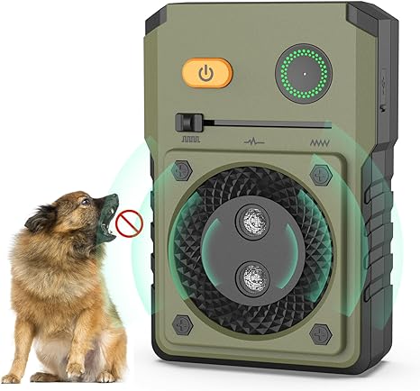 Anti Barking Device for Dogs, Dog Barking Deterrent Devices with 3 Modes, Rechargeable Anti Dog Barking Device Stop Dogs Barking, No Bark Device Safe for 50FT Indoors Outdoors Puppy Large Dogs