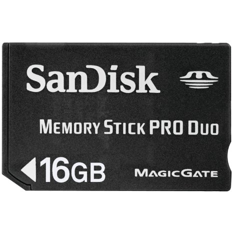 SanDisk 16 GB Memory Stick PRO Duo Flash Memory Card - Bulk Package