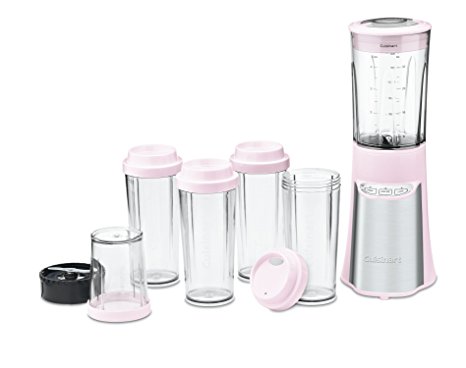 Cuisinart CPB-300PK SmartPower 15-Piece Compact Portable Blending/Chopping System, Pink