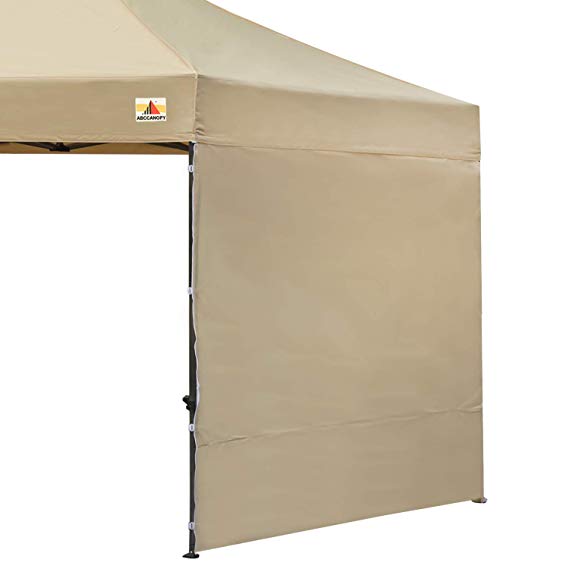 ABCCANOPY 15 Colors 10' Sun Wall for 10'x 10' Straight Leg pop up Canopy Tent, 10' Sidewall kit (1 Panel) with Truss Straps (Beige-1)