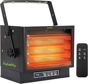 Hykolity 8500W Electric Garage Heater,240V Hardwired Fan-Forced Ceiling Mount Heater, Shop Heater with Built-in Thermostat, Industrial Heater for Garage, Workshop (Power Cord not Included)