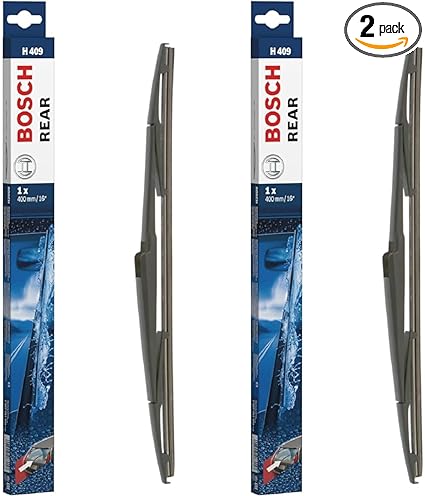 BOSCH H409 Rear Wiper Blade; 16'' - Single (Pack of 2)