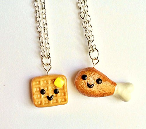 Chicken and Waffle Best Friend Necklaces