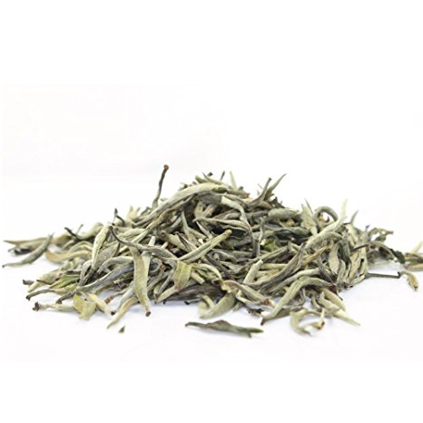 Organic White Tea Silver Needle - Bai Hao Yinzhen Loose Leaf Tea - 1.6oz