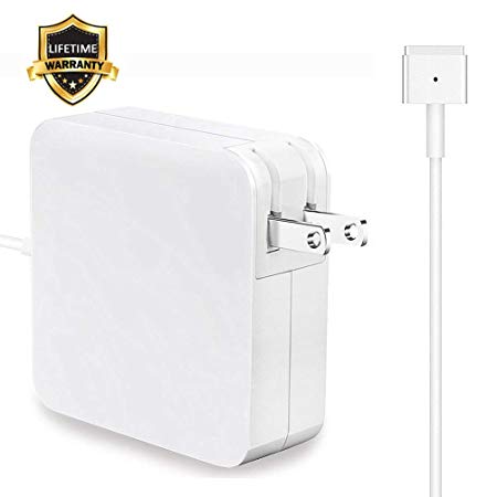 Mac Book Air Charger, 45W MagSafe 2 Power Adapter Magnetic T-Tip Ac Charger for MacBook Air 11 Inch and 13-inch