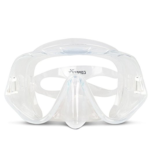 Diving Mask,COPOZZ Scuba Diving, Snorkeling, and Freediving Mask - Adult Youth Dive Gear Equipment