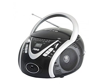 NAXA Electronics NPB-246 Portable MP3/CD Player with AM/FM Stereo Radio and USB Input