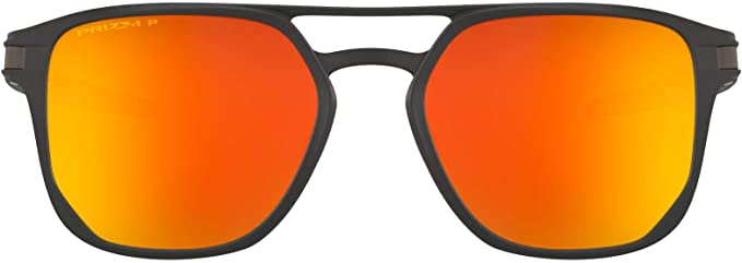 Oakley Men's Oo4128 Latch Alpha Metal Round Sunglasses