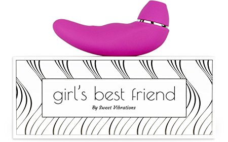 Clitoris Oral Simulator Clit Sucker Powerful Waterproof Vibrator Massager Pink Multiple Settings Rechargeable Vibe for Couples or Solo Therapeutic Orgasm Guarantee - Girl's Best Friend